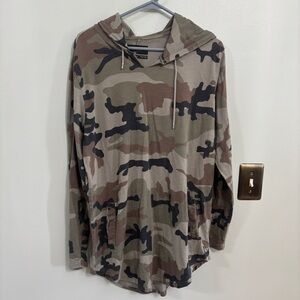 PacSun long  Camo Hoodie large